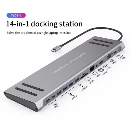 14-in-1 USB-C Docking Station